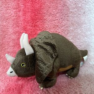 Kohl’s Cares Plush Triceratops Dinosaur 14" Stuffed Animal Toy Brown
